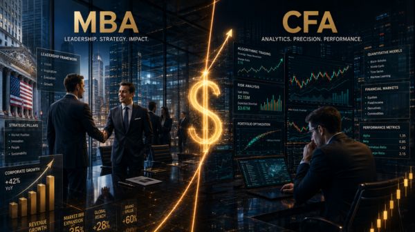 Online MBA in Finance vs. CFA: Which Path Leads to a Higher Wall Street Salary?